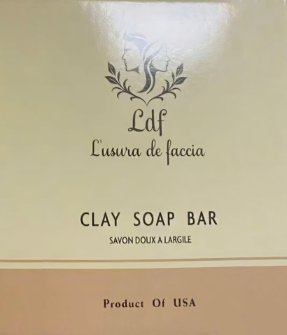 Clay Soap Bar - Side View